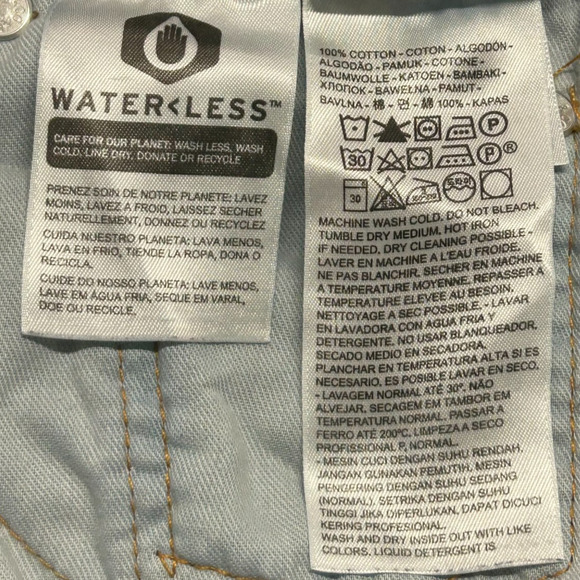 Levis 527 Jeans Mens 33X30 Blue Measures 32X29 Bootcut Medium Wash - Picture 7 of 10